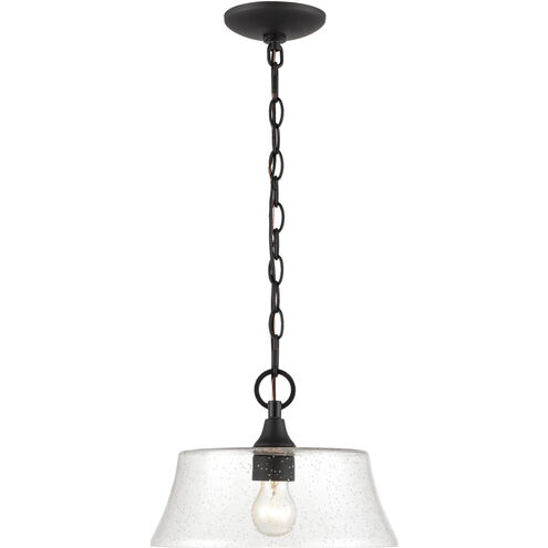 Caily 1 Light 11.5 inch Matte Black Indoor Pendant Ceiling Light